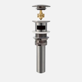 Pop-Up Bathroom Sink Drain with Overflow D-701