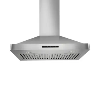 Milan   30"   |   Silver   |   Easy-Clean   Baffle   Filters